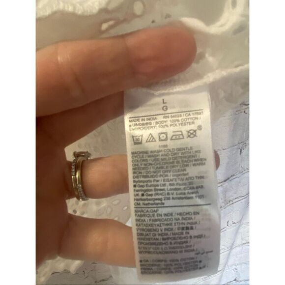 Gap cotton crop button down woman’s shirt - Picture 8 of 10